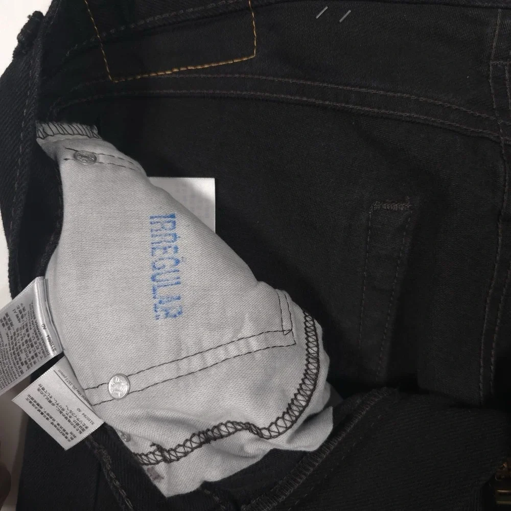NWT LEVI'S 505 Jeans Men's‎ Black 34x30 Cotton Flex Straight